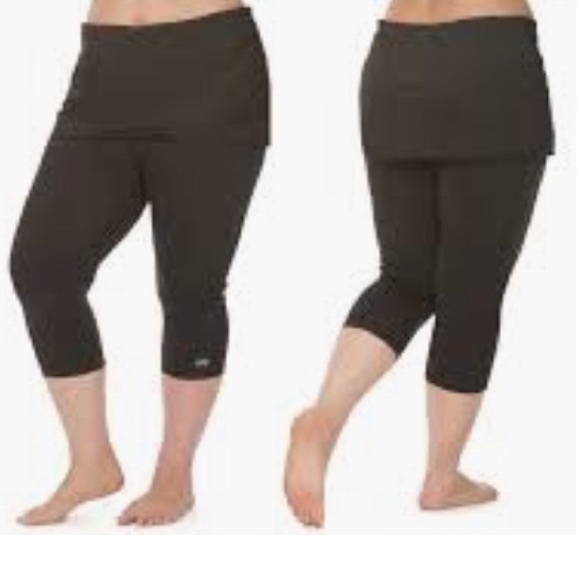skirted workout leggings
